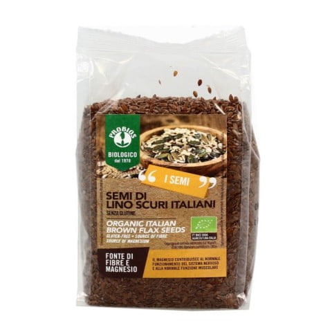 Hạt Lanh Nâu Hữu Cơ 500g ProBios Organic Italian Brown Flax Seeds