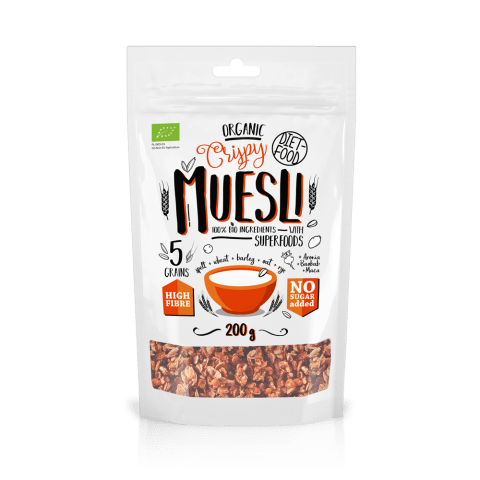 Ngũ Cốc Giòn Muesli Super Food Hữu Cơ Diet Food Organic Muesli with Super Foods