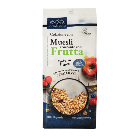 Ngũ Cốc Giòn Muesli Trái Cây hữu cơ Sottolestelle Organic Muesli Fruits
