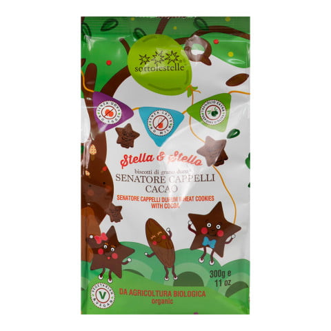 Bánh Qui Cacao Hữu Cơ Cho Bé 300g Sottolestelle